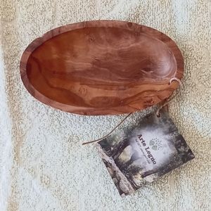 Italian Arte Legno handcrafted Olive Wood Bowl